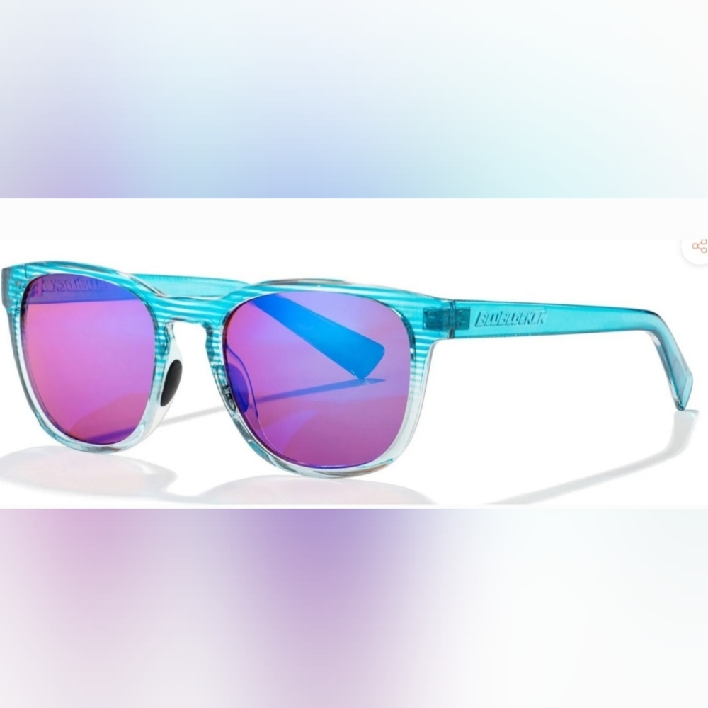 BLUBLOCKER BELMONT POLARIZED LIMITED EDITION CARIBBEAN CRYSTAL NIB